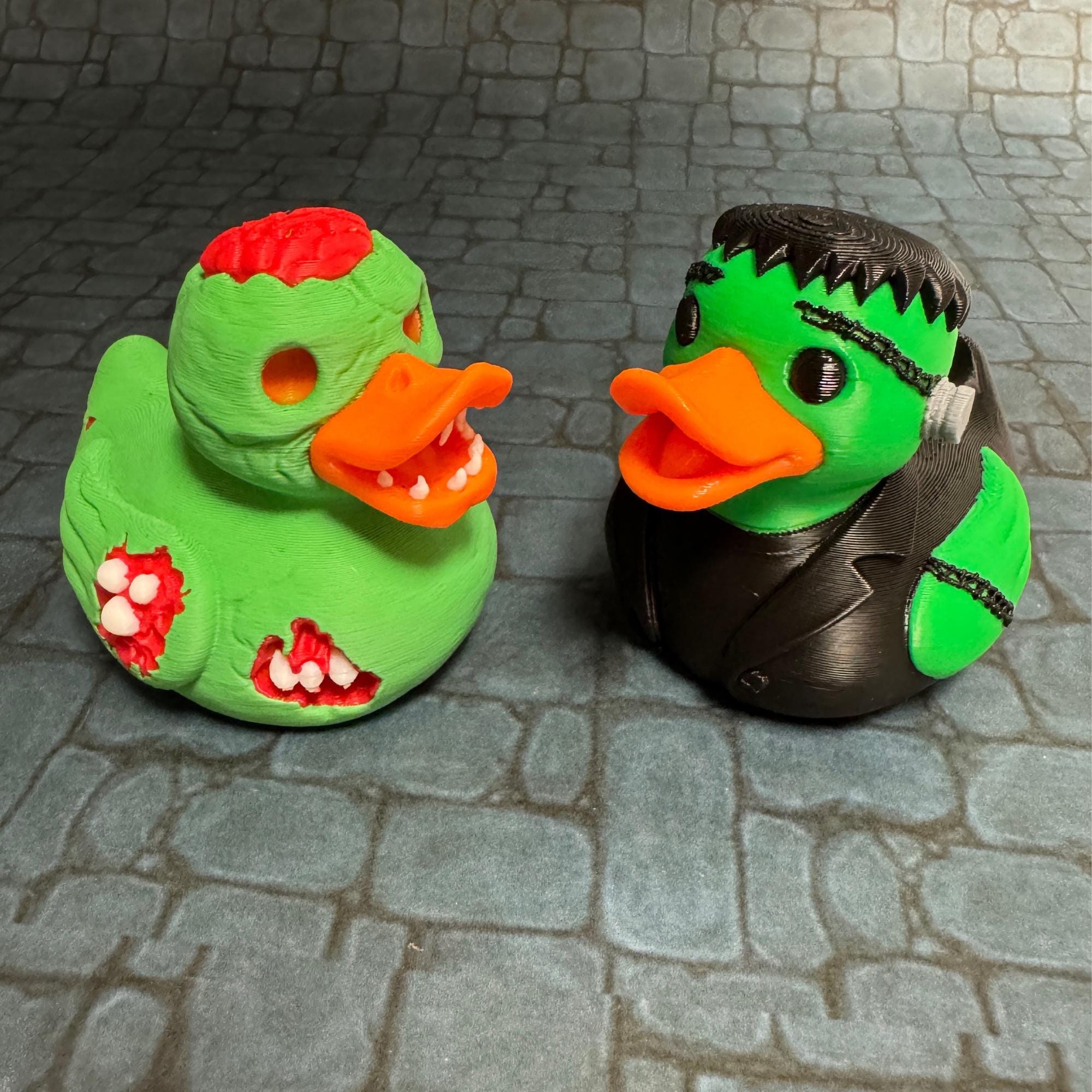 Frankenstein Duck Scary Cute 4x4 Ducking Gift Halloween Party Decor Favor 3D Printed Franken Duck for Vehicle and Cruise Hiding Fun Keepsake