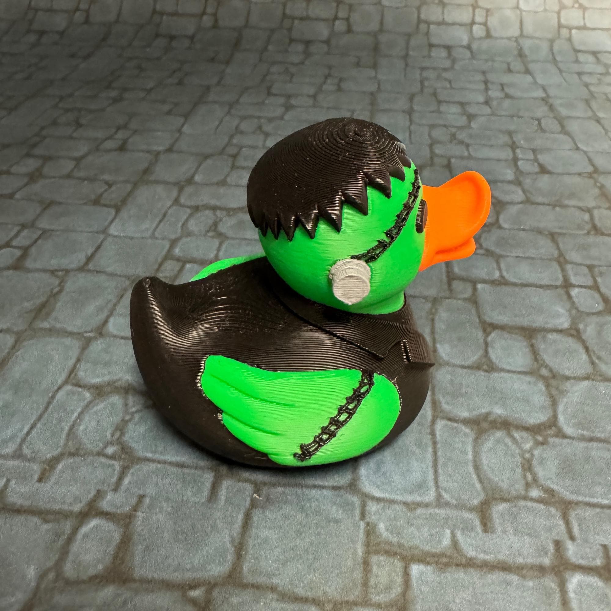 Frankenstein Duck Scary Cute 4x4 Ducking Gift Halloween Party Decor Favor 3D Printed Franken Duck for Vehicle and Cruise Hiding Fun Keepsake
