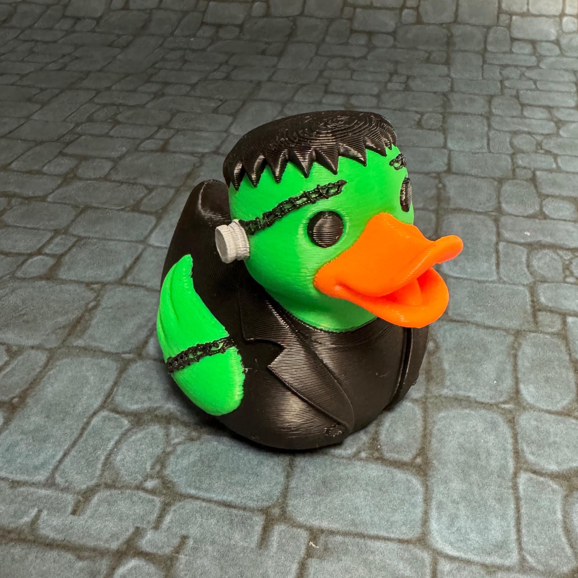 Frankenstein Duck Scary Cute 4x4 Ducking Gift Halloween Party Decor Favor 3D Printed Franken Duck for Vehicle and Cruise Hiding Fun Keepsake