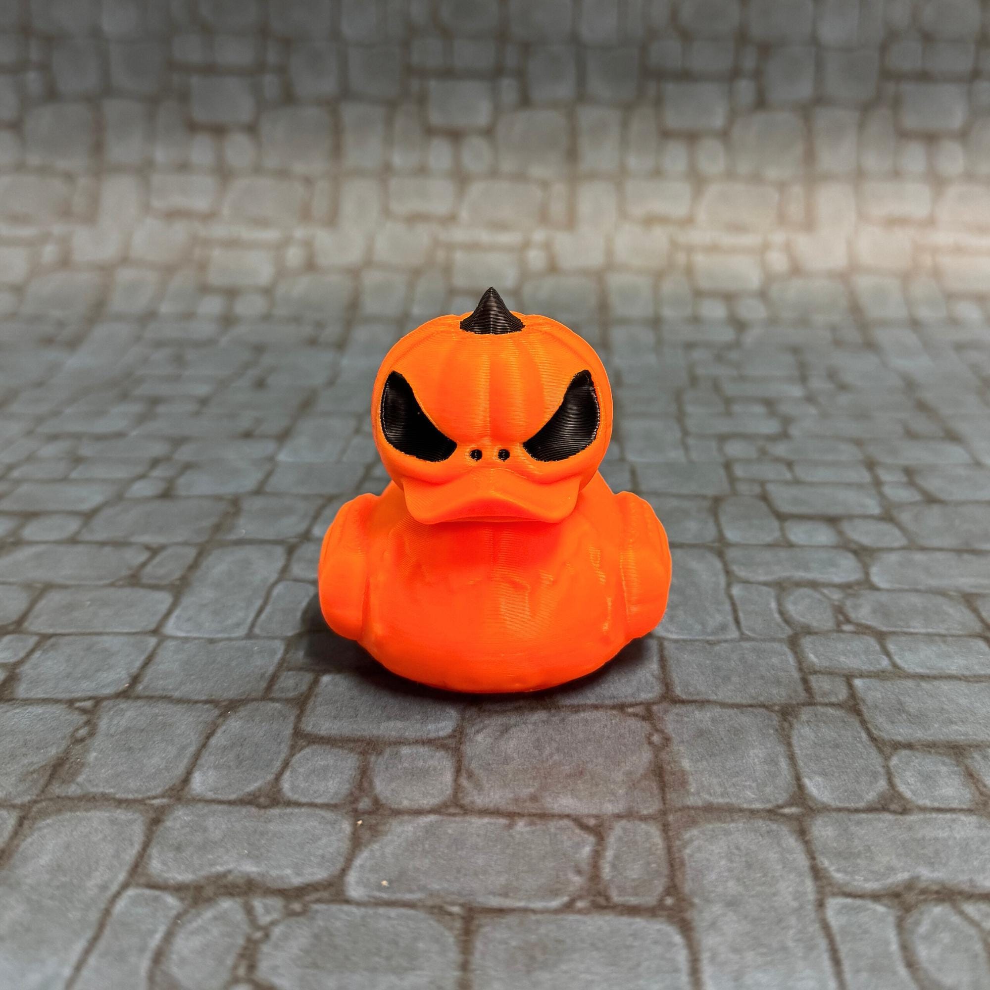 Halloween Jack O’ Lantern Duck for 4x4 Car Ducking and Fall Cruise Gift Pumpkin Duck for Hide and Seek Fun and Off Road Dashboard Decor