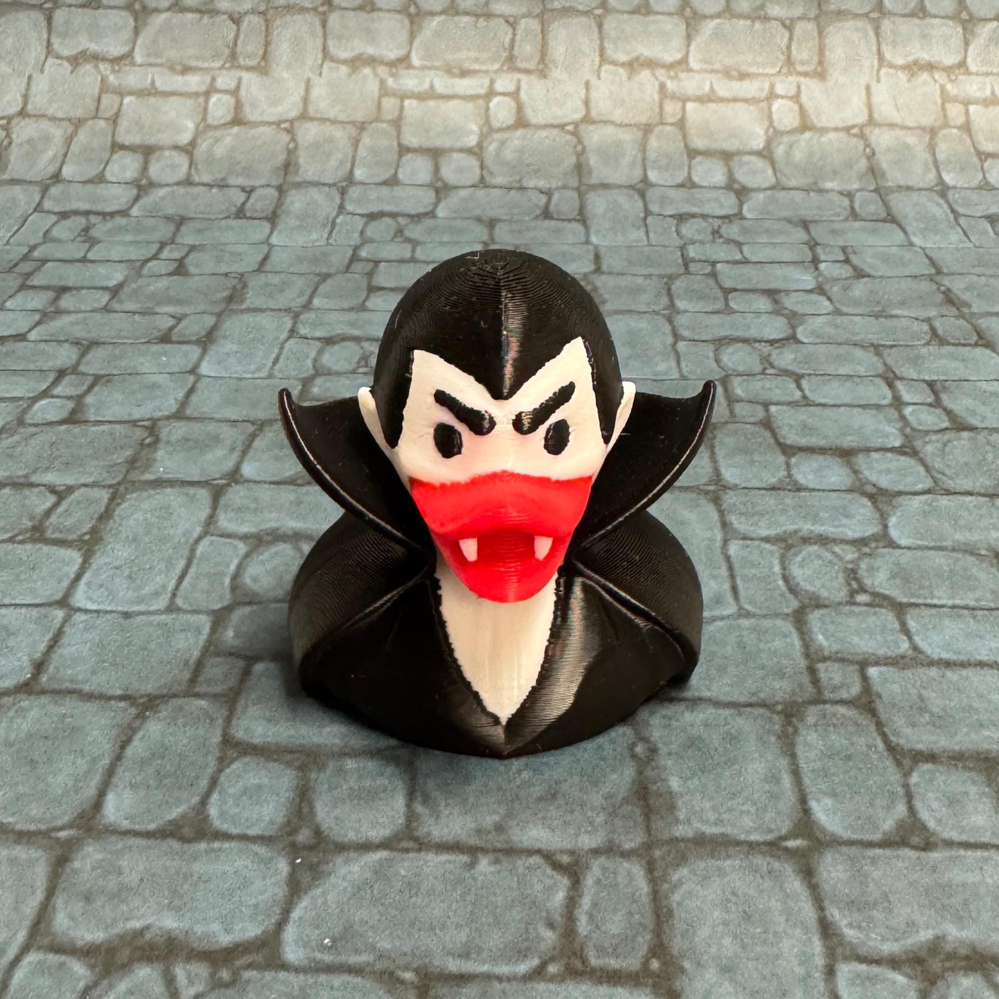 Halloween Vampire Duck for 4x4 Car Ducking and Cruise Duck Gift Spooky Dracula Duck for Vehicle and Fall Party Decor 3D Printed Vampire Duck