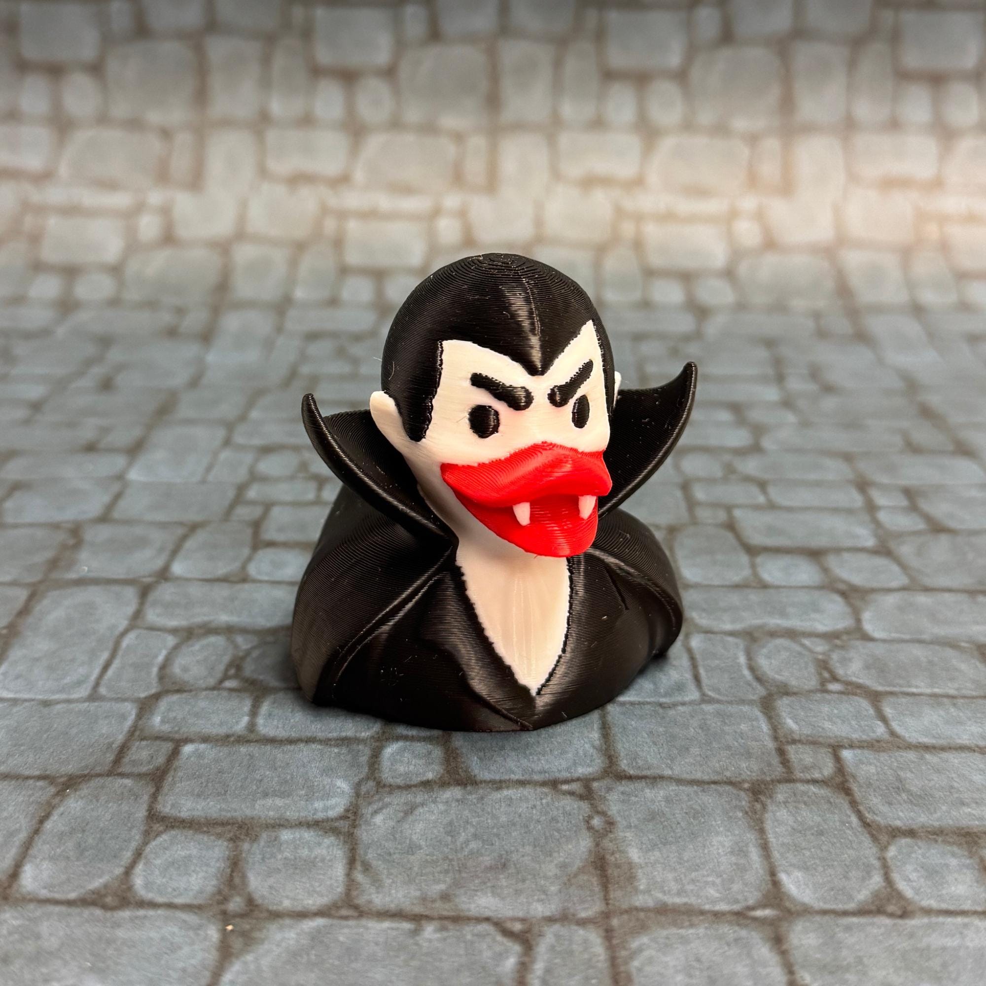 Halloween Vampire Duck for 4x4 Car Ducking and Cruise Duck Gift Spooky Dracula Duck for Vehicle and Fall Party Decor 3D Printed Vampire Duck