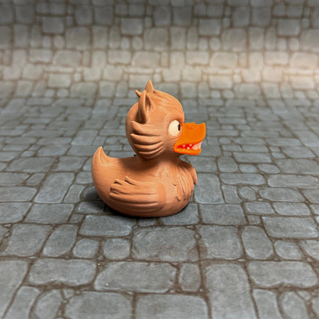 Halloween Werewolf Duck for 4x4 Car Ducking and Cruise Duck Gift Spooky Duck Werewolf for Vehicle Dashboard and Fall Party Favor Supplies