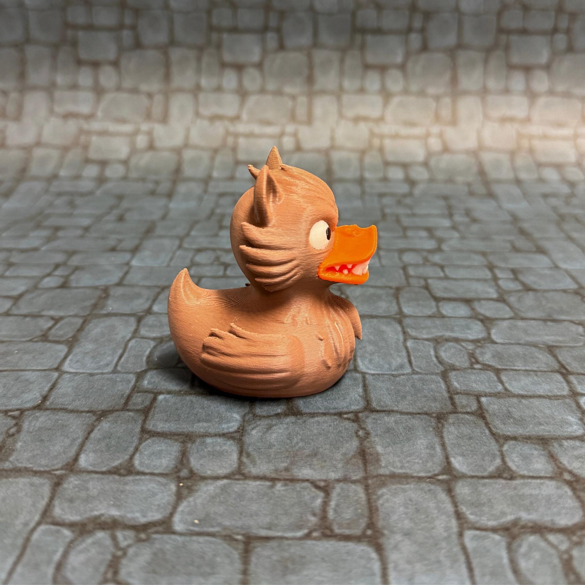 Halloween Werewolf Duck for 4x4 Car Ducking and Cruise Duck Gift Spooky Duck Werewolf for Vehicle Dashboard and Fall Party Favor Supplies