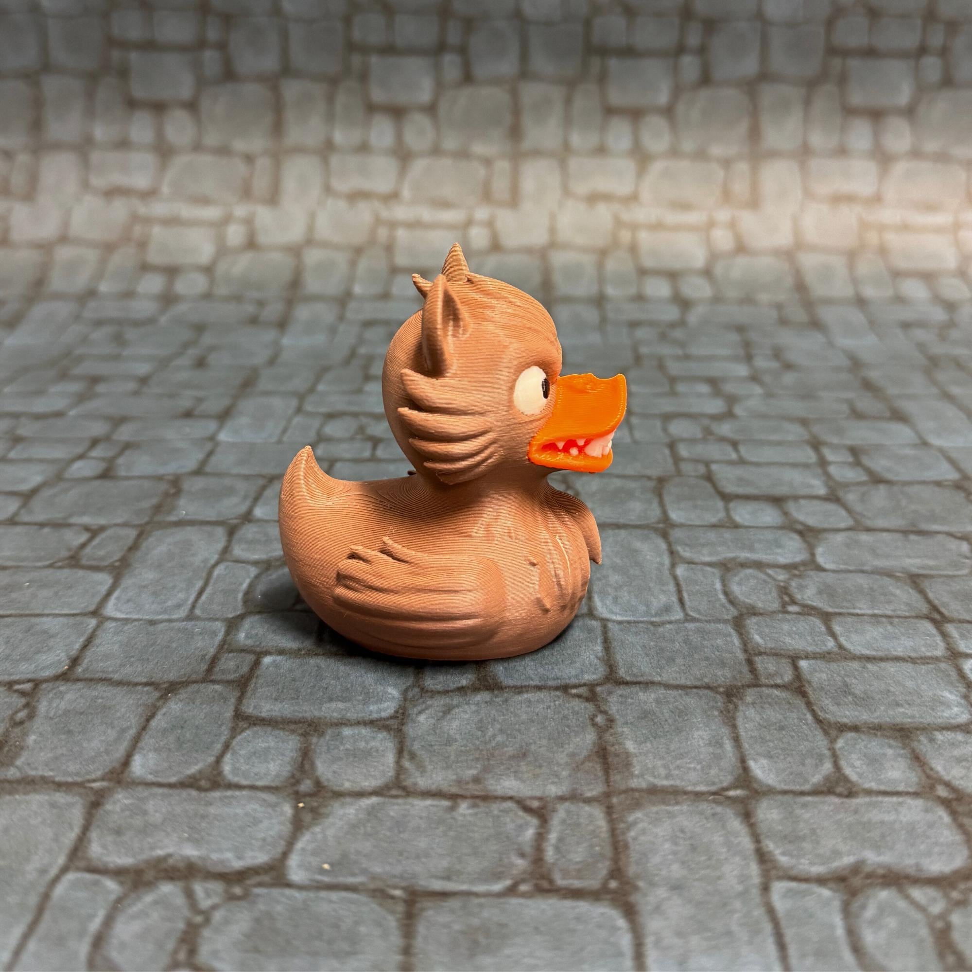Halloween Werewolf Duck for 4x4 Car Ducking and Cruise Duck Gift Spooky Duck Werewolf for Vehicle Dashboard and Fall Party Favor Supplies