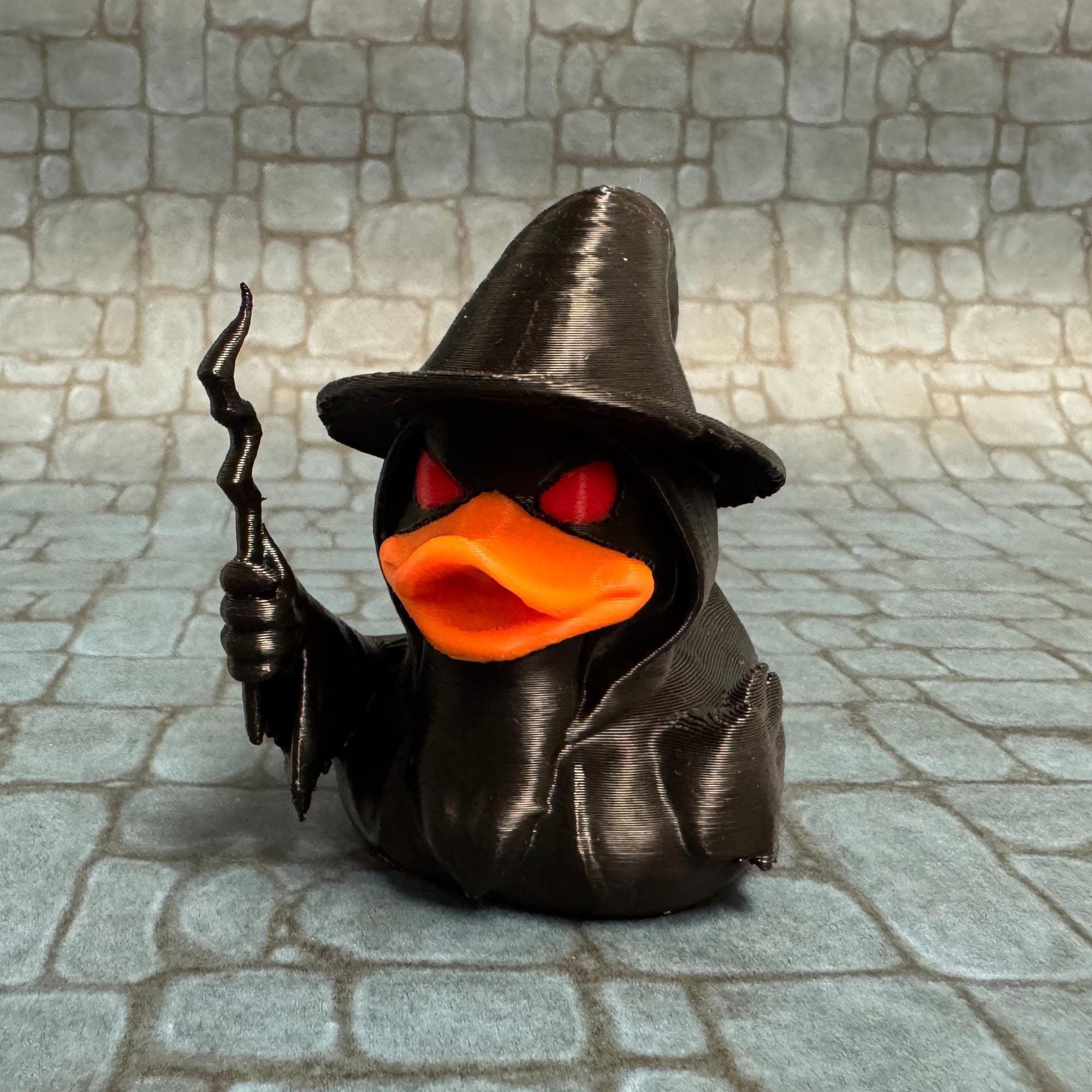 Wizard Duck Halloween Gift for 4x4 Ducking Fans and Cruise Duck Collector Fun Magic Cake Topper Wizard Party Favor Fantasy Bookshelf Decor