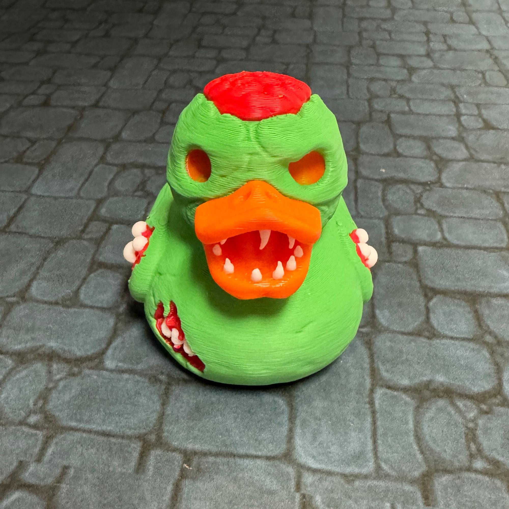 Zombie Duck for 4x4 Ducking Funny Off-Road 3D Printed Duck Gift for Ducking Fans Outdoor Adventures and Halloween Zombie Party Decor Favor