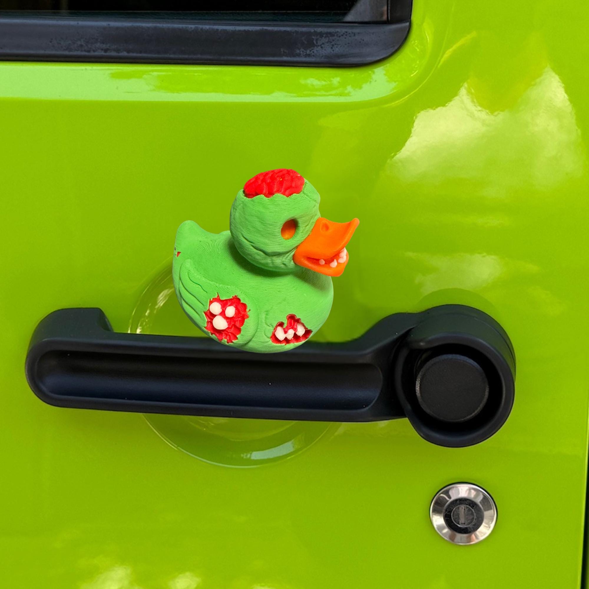 Zombie Duck for 4x4 Ducking Funny Off-Road 3D Printed Duck Gift for Ducking Fans Outdoor Adventures and Halloween Zombie Party Decor Favor