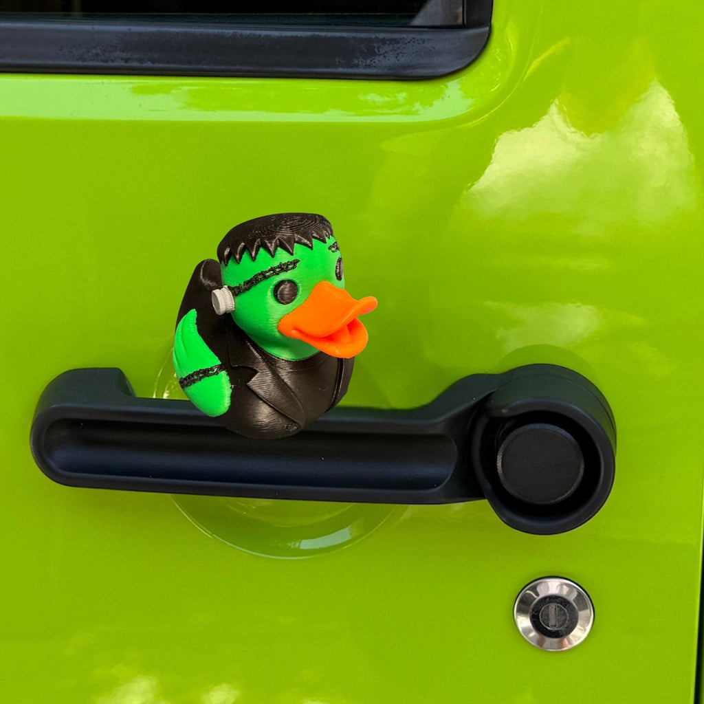 Frankenstein Duck Scary Cute 4x4 Ducking Gift Halloween Party Decor Favor 3D Printed Franken Duck for Vehicle and Cruise Hiding Fun Keepsake