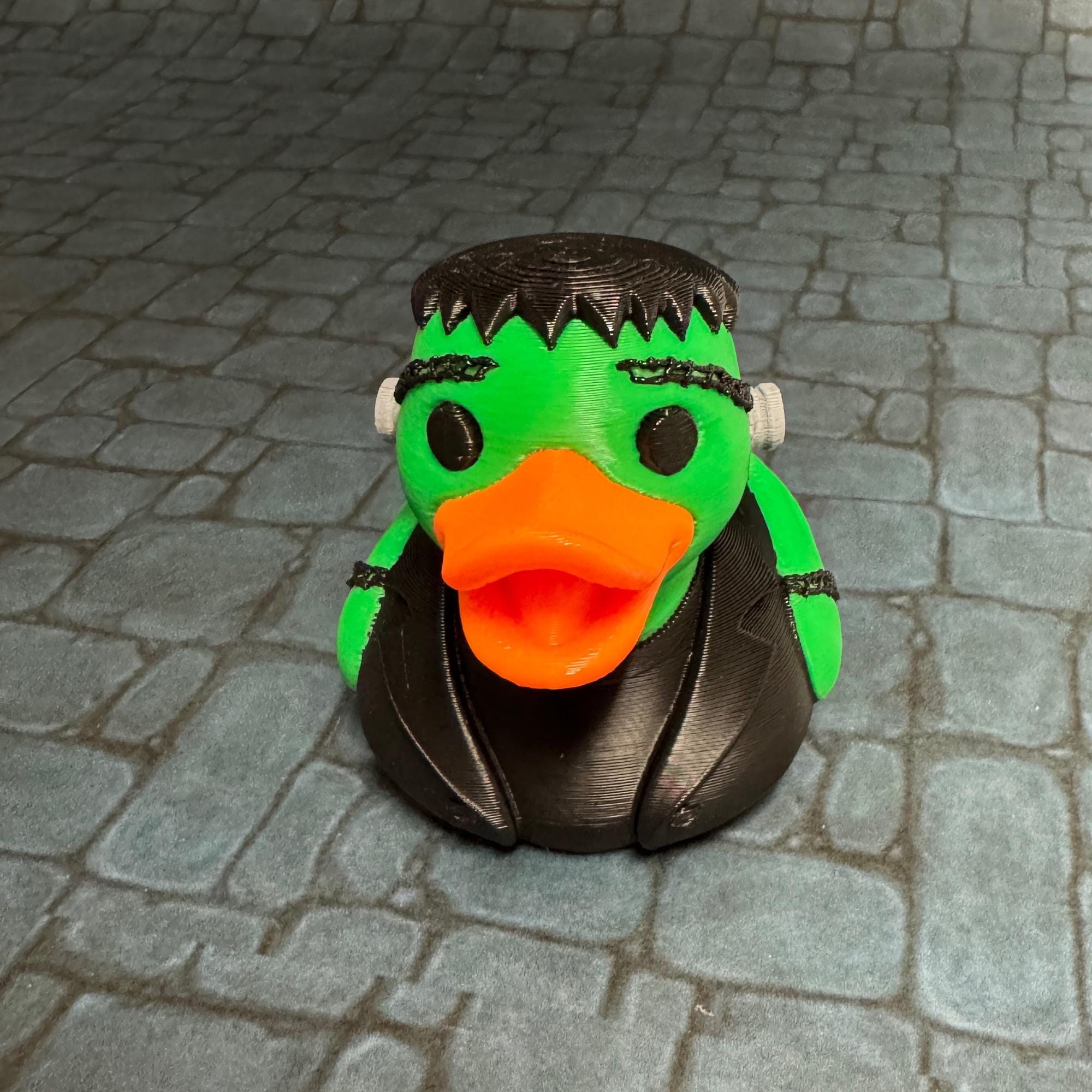 Frankenstein Duck Scary Cute 4x4 Ducking Gift Halloween Party Decor Favor 3D Printed Franken Duck for Vehicle and Cruise Hiding Fun Keepsake