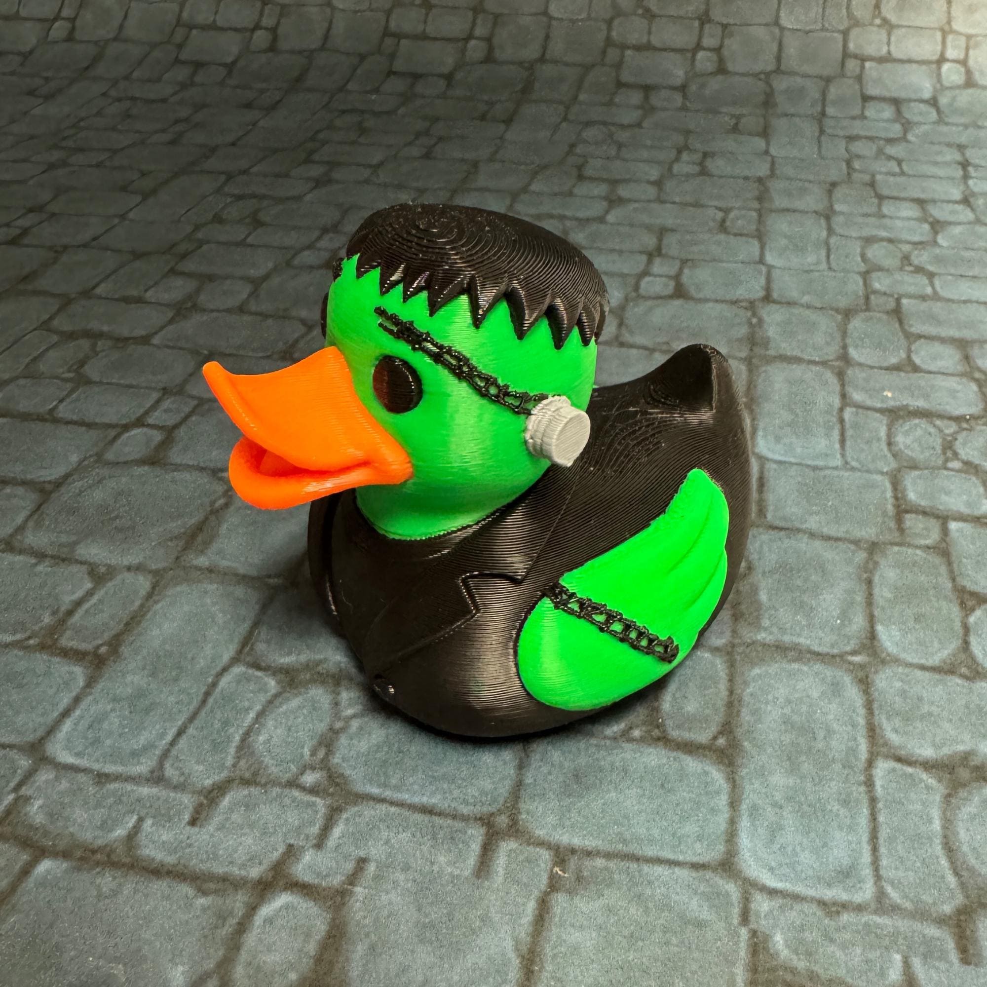 Frankenstein Duck Scary Cute 4x4 Ducking Gift Halloween Party Decor Favor 3D Printed Franken Duck for Vehicle and Cruise Hiding Fun Keepsake